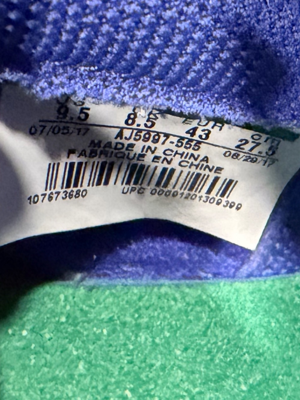 Nike Gatorade Jordan 1- size 9.5 - Picture 8 of 11